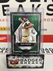 2025 Topps Tier One Zack Wheeler Green Foil /40 Phillies #34 RJ - Bild 1 von 2
