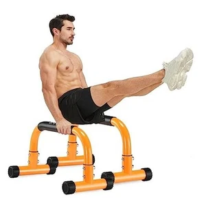 Liegestützstange 9,5" hoch Parallettes Bars kein Wackeln Dip Bar für Handstand, - Bild 1 von 8