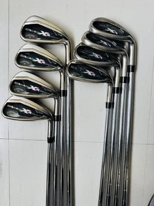 Callaway Steelhead XR Iron Set 5-9+Pw+Aw+Sw N.S.PRO 950GH Flex-R 8pcs RH Used - Picture 1 of 4