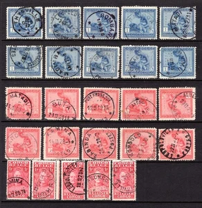 BELGIUM CONGO 1923-8 GOOD TO FINE USED RANGE OF POSTMARKS ALL 1Fr VALUE NOT CAT - Picture 1 of 1