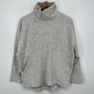 REI Cooperative Hemp Organic Cotton Sweatshirt Women's S Beige Pullover Knit - Picture 1 of 9