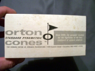 CONOS ORTON ESTÁNDAR CONOS PIROMTRICOS CAJA DE 50 GRANDES 3 1/2 PULGADAS Foto 1 de 4