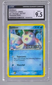 2005 Pokemon EX Deoxys - Goldeen #61 Reverse Holo CGC 9.5 - Picture 1 of 2