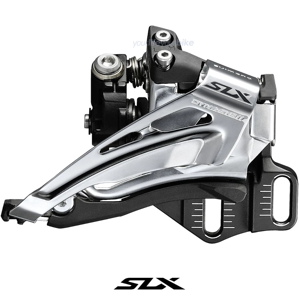 SHIMANO SLX FD-M7025 UMWERFER 2-fach MOUNTAINBIKE 11-fach E-TYPE DOWN PULL TOP-S - Bild 1 von 1