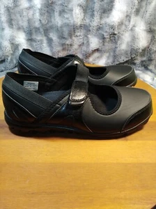 Propet Onalee Mary Jane Flat Shoes in Black Smooth Size 8.5 X (2E) - Picture 1 of 8