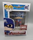 NEW Captain America Funko POP Marvel Collector Corps #693 Homecoming NONMINT BOX
