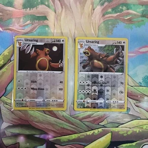 Pokemon - Ursaring 127/203 & 139/189 Reverse Holo Evolving Skies Pokemon Cards - Bild 1 von 5