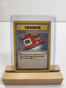 Pokedex - 87/102 Trainer 1. Auflage Basisset schattenlose Pokémonkarte - Bild 1 von 10