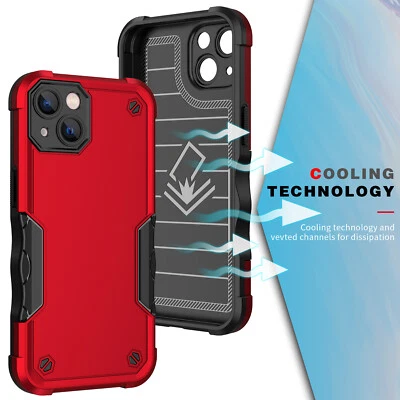 For iPhone 13 14 Pro Max 12 11 Pro max XR XS Hybrid Phone Cover Shockproof Case - Image 1 of 4
