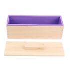 Wooden Box Handmade Forming Mould Silicone Soap Mould DIY High Quality Lid