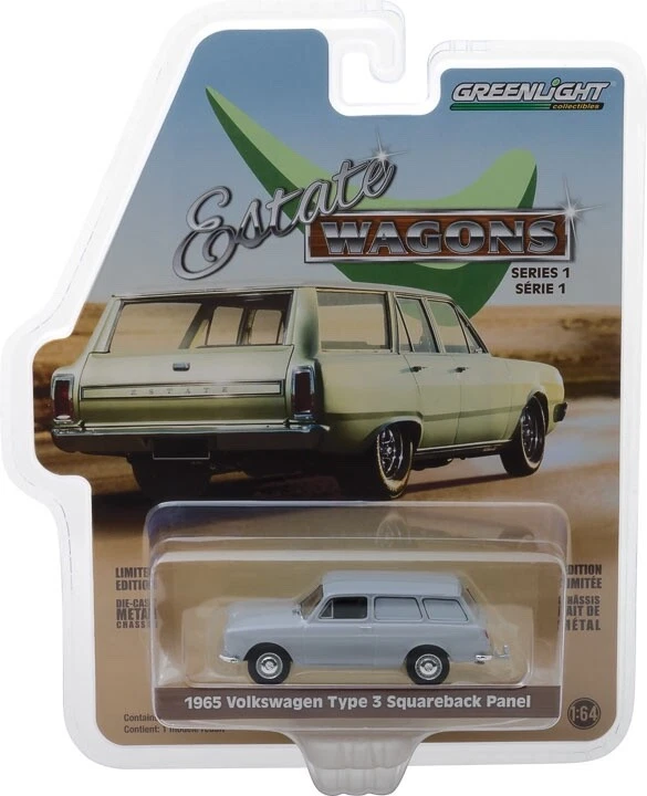 Greenlight 1/64 - Station Wagon 1965 Volkswagen Tipo 3 Squareback Panel - Immagine 1 di 1
