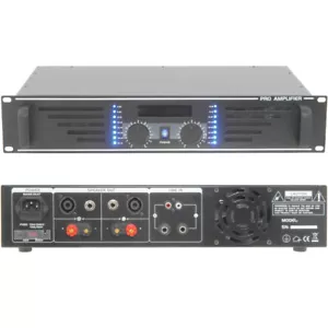 POWERFUL 3600W Stereo Power Amplifier 2 Ohm Studio Amp for Large Speaker Systems - Picture 1 of 12