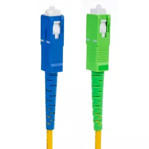 Fiber Optic Patch Cord Network Cable SC/APC - SC/UPC Simplex Bending Resistant - Picture 1 of 4