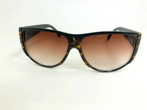 POUILLOUX 1423 Gold Brown Sunglasses Polycarbonate Brown Gradient Lens - Picture 1 of 3