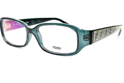 Gafas Fendi F983 316 Cristal Verde Acetato Diseñador Lujo Italia 53-15 mm Foto 1 de 4