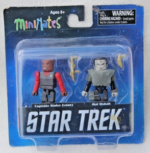 NEW 2013 COLLECTIBLE STAR TREK MINIMATES CAPTAIN SISKO (VEST) & GUL DUKAT - Picture 1 of 2