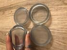 4 X Small Clear Rubber Castor Cups Carpet/floor Chair/sofa Furniture Protectors