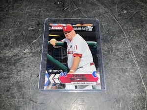 Filis 2017 edición Wall of Fame Topps National Card Day Charlie Manuel SGA - Imagen 1 de 2