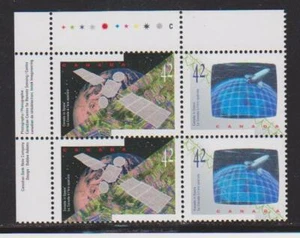 1992 Canada SC# 1442a UL - Canadian in Space - Plate Block M-NH Lot # 3351a - Picture 1 of 1