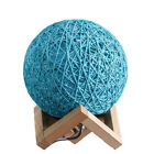  Solid Wood Twine Rattan Table Lamp Romantic Star Creative Projection Night