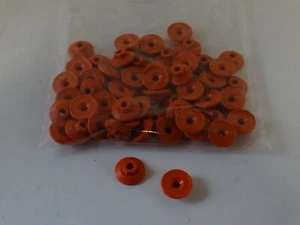 Sno-Stuff Ultra Lite Snowmobile Track Stud Backing Plate 5/16 52 orange - Picture 1 of 3