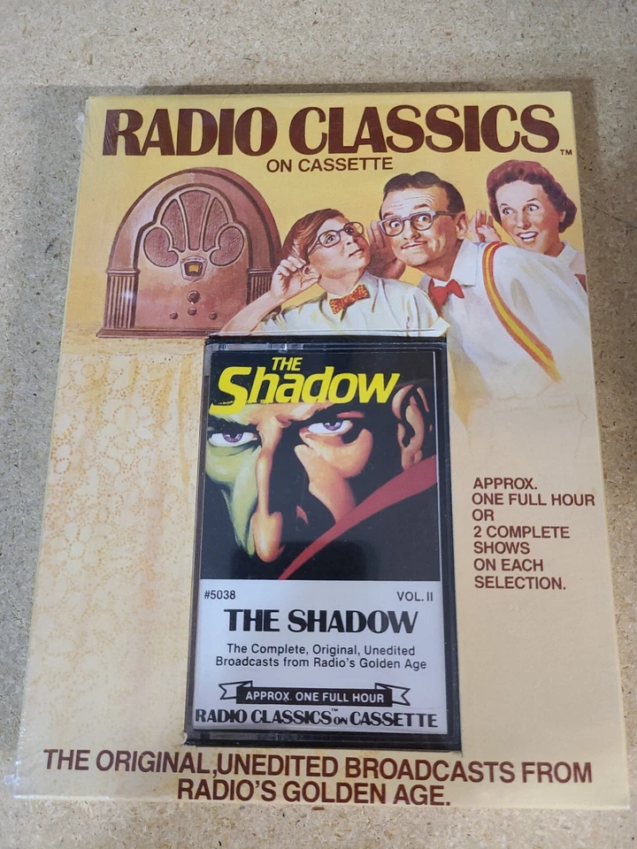 Radio Classics on Cassette The Shadow New Sealed radios golden age - Image 1 of 2