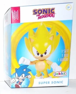Sonic the Hedgehog SUPER SONIC Modellino 2,5" Jakks Pacific VHTF raro NUOVO - Foto 1 di 6