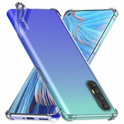 EBESTSTAR Coque Oppo Find X2 Neo Etui Silicone Rebords Renforcés Antichoc, Transparent
