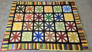 Edredón cosido a mano 57 x 76 pulgadas - Imagen 1 de 3