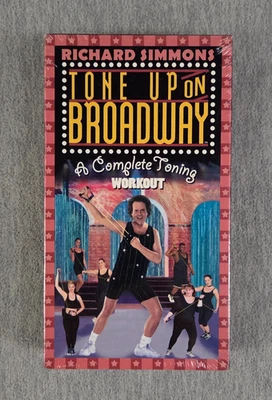 Richard Simmons VHS Tone Up On Broadway A Complete Toning Workout NEW - Image 1 of 4