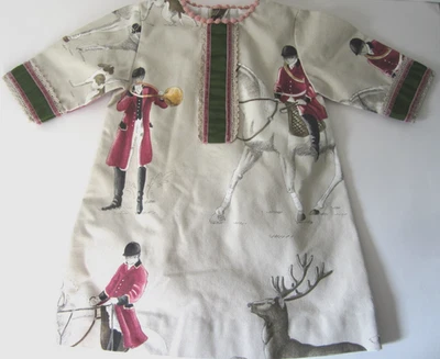 Vintage AUTÉNTICO De ESPAÑA Niñas Pequeñas 4 Vestido Caballos Equinos Mari Paz Foto 1 de 3