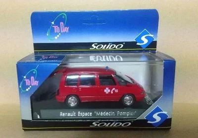 Mini Car 1/43 Renault Espace Medicin Pompier Red Unopened Condition - Image 1 of 4