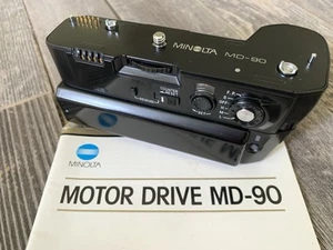 Minolta Motor Drive MD-90 UNTESTED + Owners Manual - Picture 1 of 10