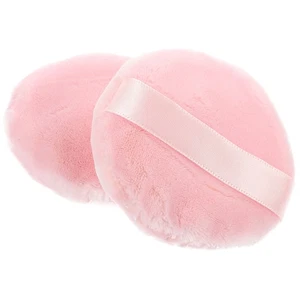 2 Pcs Powder Puff Makeup Remover Dusting for Women Tools - Bild 1 von 12