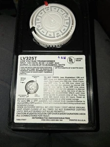 Intermatic Malibu LV325T Low Voltage Transformer 120V Timer On & Off - Picture 1 of 2