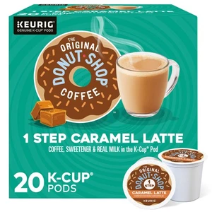 Caramelo - Step Latte, Keurig cápsulas K-Cup de un solo servicio, 20 unidades - Imagen 1 de 9