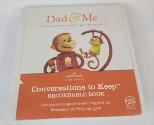 Dad & Me - Voice Recordable Gift Storybook Hallmark Book Conversations To Keep  - Bild 1 von 6