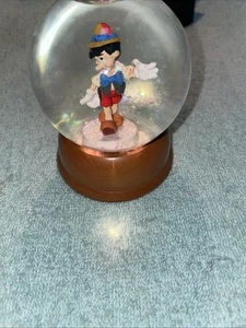 Disney Pinocchio Snow Globe First Limited Edition 4 Inch High - Picture 1 of 5