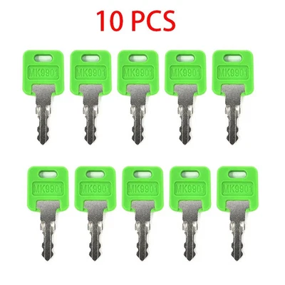 MARKENLOS 10 Stk Schlüssel MK9901 kompatibel mit Motorhome Master Green Key FIC-Code 9901