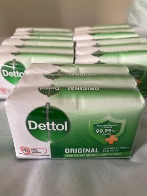 15 x Dettol antibacterial soap bar 60g, total 15 bars