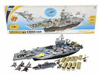 Aircraft Carrier Toy with Warplanes Fighter Jets Launching Planes Catapult Ai...