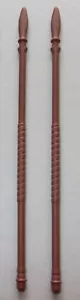 21506, 2x lance, pike, long, soldiers, brown - Picture 1 of 1