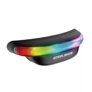 STEEL MATE H2 Helmet Brake Light and Running Light for Motorcycle Safety - Picture 1 of 9