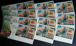 1997 Singapore Zodiac Ox Year USA Pacific Stamp Exhibition Souvenir Covers FDC - Picture 1 of 7