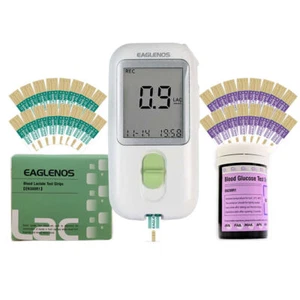 2 in 1 Blood Lactate and Bg Meter-Handheld Accuracy Lactic Acid Monitor APP - Picture 1 of 9