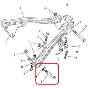 2x NTC1773 Buchsen A-Rahmen Längslenker Defender/ Discovery/ RRC - Bild 1 von 1