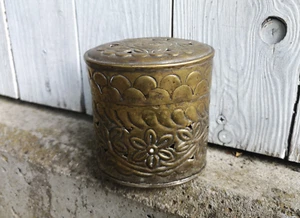 Versilberte Dose Schmuckdose Schatulle Shabby Chic Vintage - Bild 1 von 6