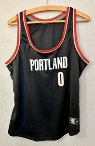 Portland Trailblazers Adidas NBA Fanatics Lillard #0 Jersey Women’s S Youth XL - Picture 1 of 4