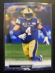 Tarjeta CFL Adam Bighill - 2023 Upper Deck #13 - Imagen 1 de 2