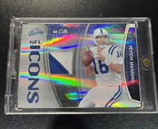 Peyton Manning # /25 2009 Playoff Absolute Memorabilia NFL Icons Game Used PMJS